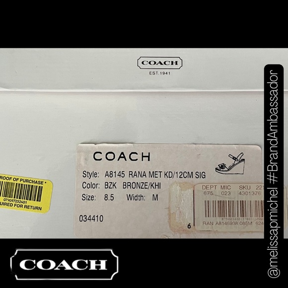 🌸 Host Pick 🌸 Coach Rana Wedge - Picture 10 of 11